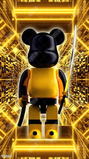 Tranh treo tường  gấu bearbrick chất lượng cao