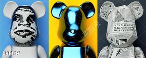 Tranh treo tường  gấu bearbrick đẹp độc đáo