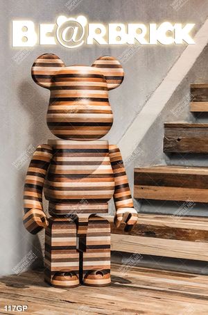 File tranh gấu bearbrick decor trang trí tường đẹp