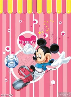 Tranh chuột mickey trang trí phòng bé