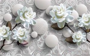 Tranh lụa 3D hoa hồng đẹp trang trí