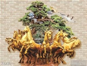 Tranh lụa 3D mã đáo thành công