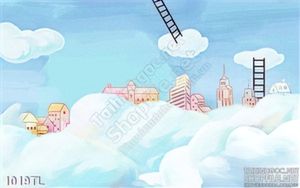 Tranh lụa trang trí phòng trẻ em