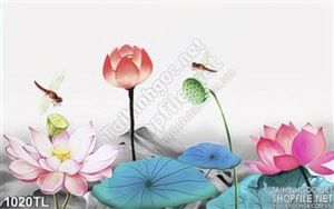 Tranh hoa sen trang trí đẹp