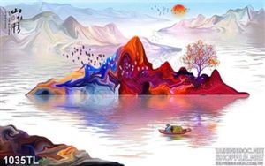 Tranh lụa 3D phong cảnh đẹp nhất