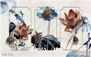 Tranh giả ngọc hoa sen trang trí tường đẹp