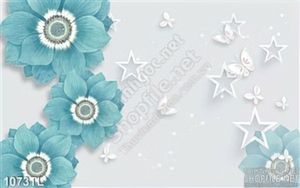 Tranh lụa 3D hoa trang trí phòng khách đẹp