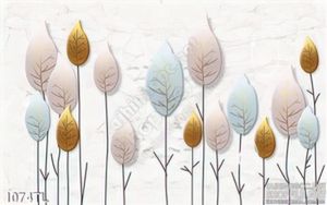Tranh lá decor trang trí tường phòng ngủ