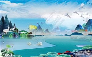 Tranh phong thủy trang trí phòng khách