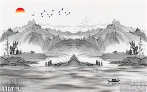 Tranh thư pháp phong thủy trang trí đẹp