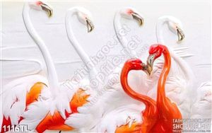 Tranh chim Hạc nghệ thuật trang trí tường