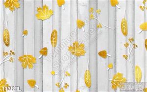Tranh lá vàng trang trí tường đẹp