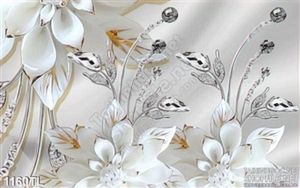 Tranh lụa 3D hoa trang trí phòng khách