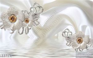 Tranh lụa 3D hoa mai đẹp