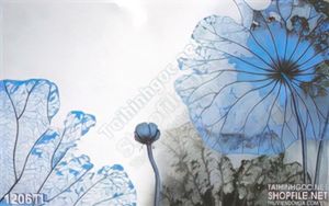 Tranh lá Sen trang trang trí treo tường đẹp