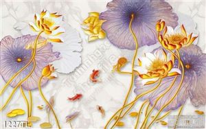 Tranh lụa 3D bình hoa trang trí