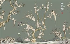 Tranh chim én decor  dán tường
