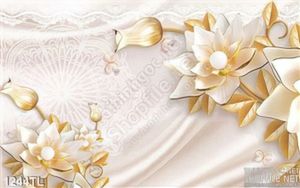 Tranh lụa 3D trang trí phòng khách mới nhất hiện nay