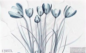 Tranh hoa tulip trang trí tường đẹp