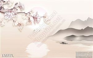 Tranh hoa mùa xuân thư pháp đẹp nhất
