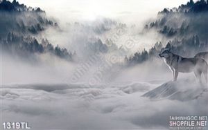 Tranh thư pháp trang trí tường phòng khách