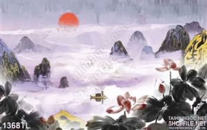 Tranh thư pháp trang trí phòng khách