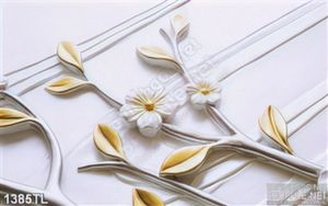 Tranh lụa 3D hoa trang trang trí phòng ngủ