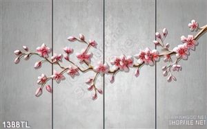 Tranh hoa đào trang trí treo tường đẹp