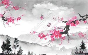 Tranh thư pháp mùa xuân mới nhất