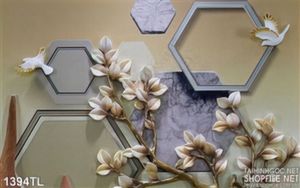 Tranh lụa 3D trang trí nội thất hiện đại