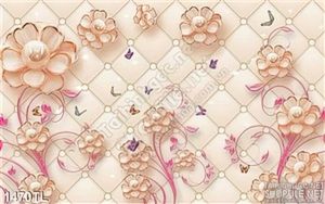 Tranh lụa 3D cổ điển trang trí tường