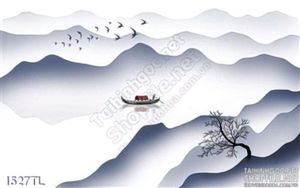Tranh thư pháp quê hương đẹp nhất