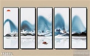 Tranh màu nước phong thủy đẹp nhất