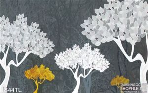 Tranh decor rừng cây nghệ thuật