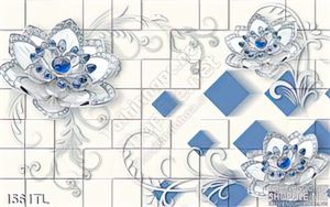 Tranh hoa bạc treo tường phòng khách