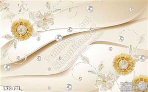 Tranh lụa hoa bằng vàng mới nhất