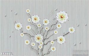Tranh hoa Cúc trang trí phòng ngủ mới nhất