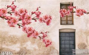 Tranh hoa đào trang trí treo tường