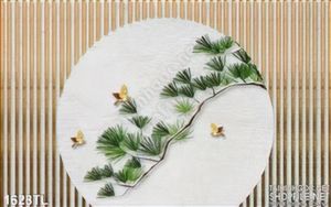 Tranh cây tùng cổ điển trang trí phòng khách