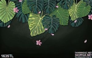 Tranh lá trang trí treo tường