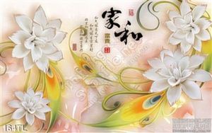 Tranh lụa 3D hoa giả ngọc đẹp