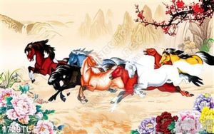 Tranh mã đáo thành công mùa xuân