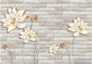 Tranh lụa 3D hoa sen nghệ thuật