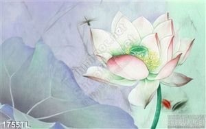 Tranh hoa sen đẹp độc đáo