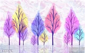 Tranh cây hiện đại trang trí tường