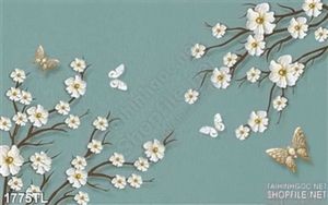 Tranh hoa mai điêu khắc trang trí tường