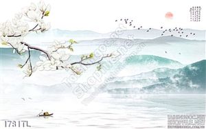 Tranh thủy mặc mùa xuân đẹp nhất