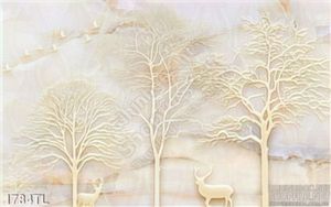 Tranh cây giả ngọc đẹp treo tường