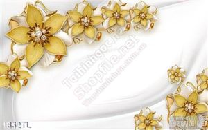 Tranh lụa hoa in kính UV chất lượng cao