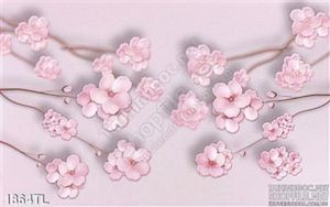 Tranh lụa hoa đào đẹp độc đáo
